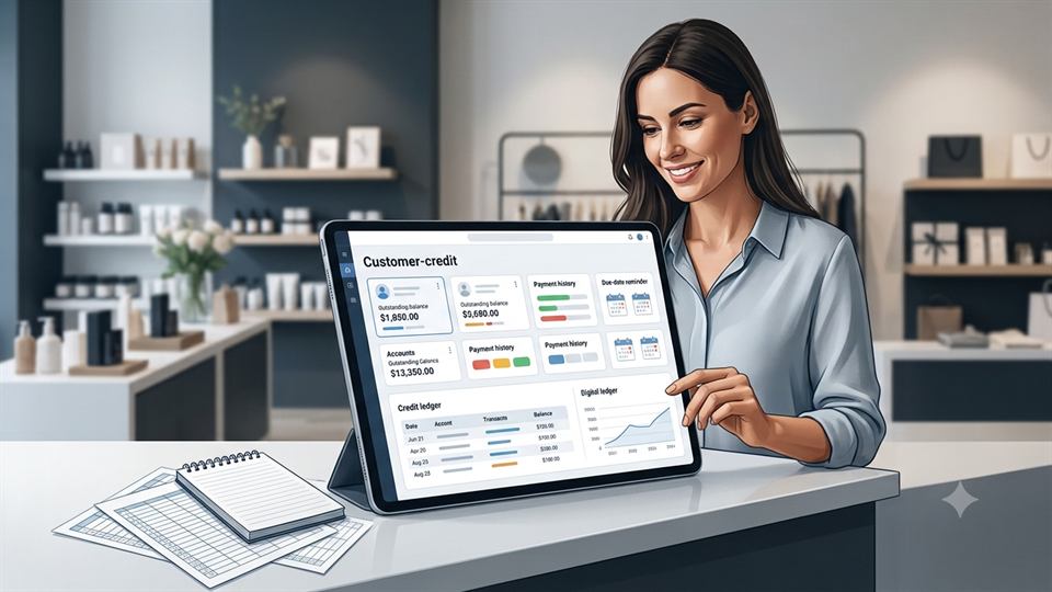 How to Track Customer Credit Without a Notebook or Excel